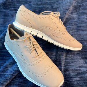 Cole Haan Light Brown Oxford Shoes